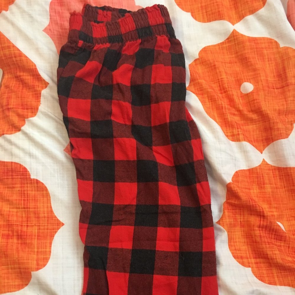 American Eagle Plaid Joggers Size M